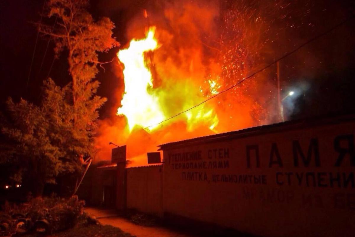 В Запорожской области произошел пожар в кафе