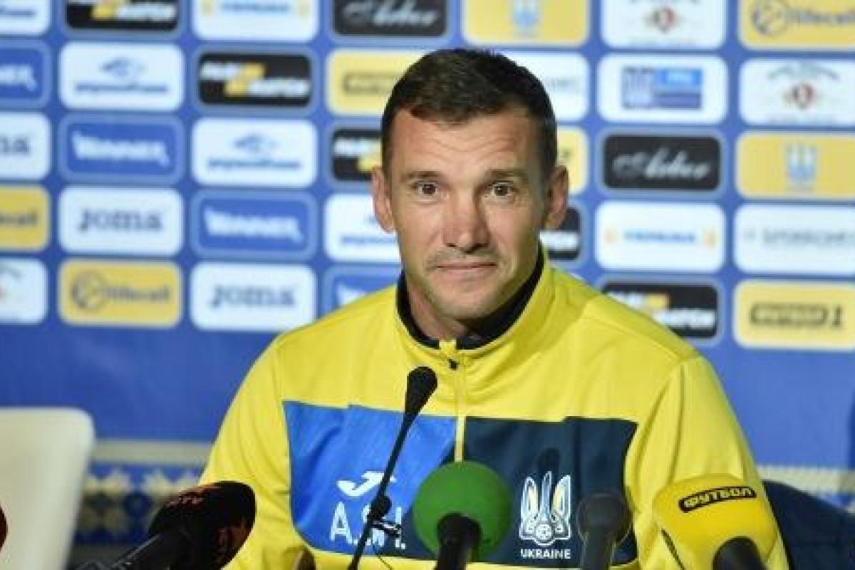 Шевченко о планах сборной: «Для нас важно занять первое место в группе»