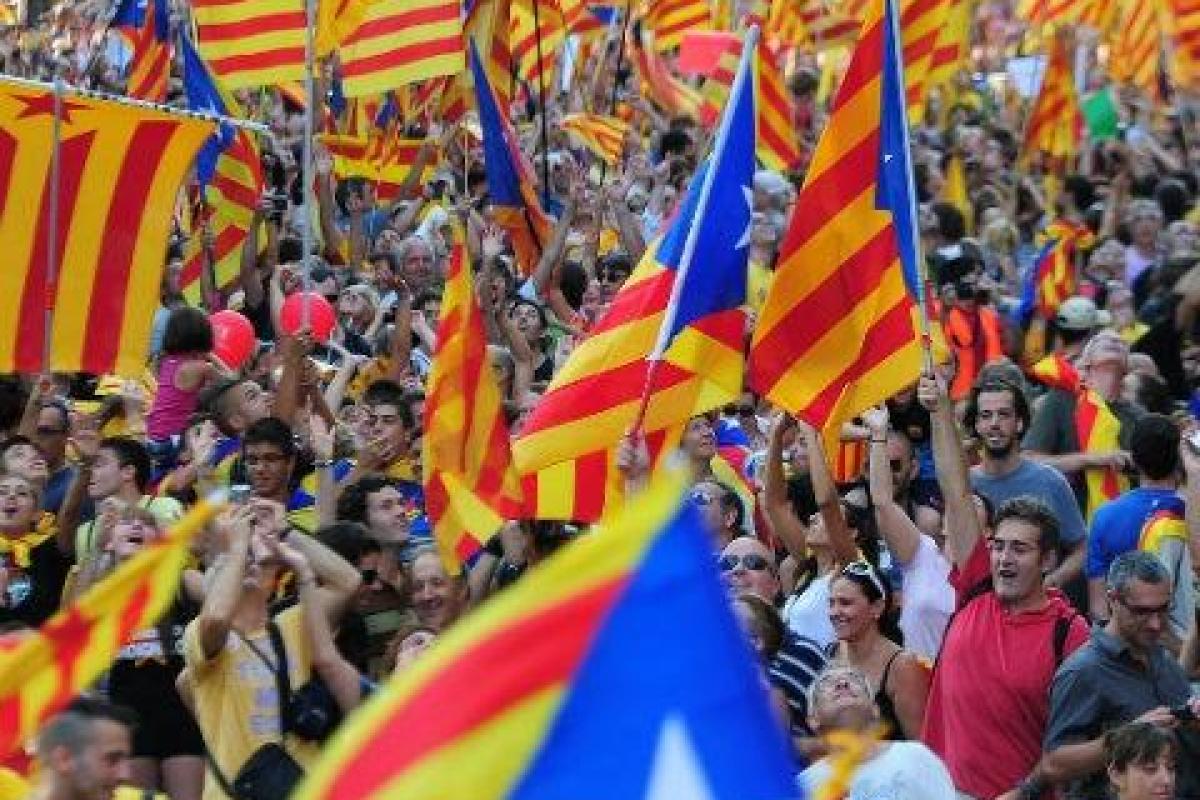 На улицы Каталонии вышли тысячи демонстрантов
