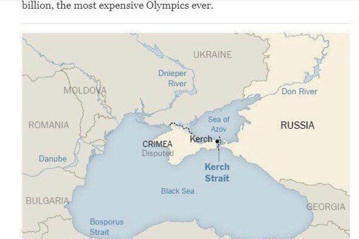 В New York Times объяснили, почему изобразили Крым «спорной территорией» В New York Times объяснили, почему изобразили Крым «спорной территорией»
