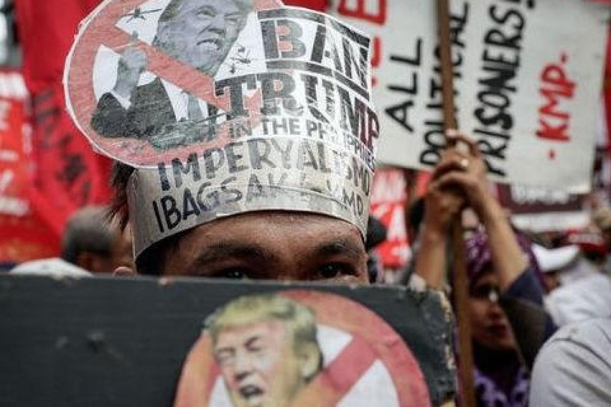 Филиппины встретили Президента США Трампа протестами