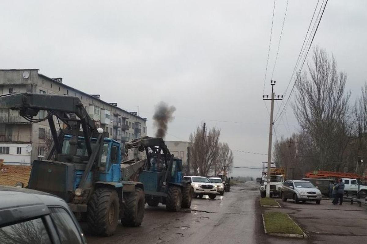 Населенные пункты Травневое и Гладосово снова со светом - штаб АТО Населенные пункты Травневое и Гладосово снова со светом - штаб АТО