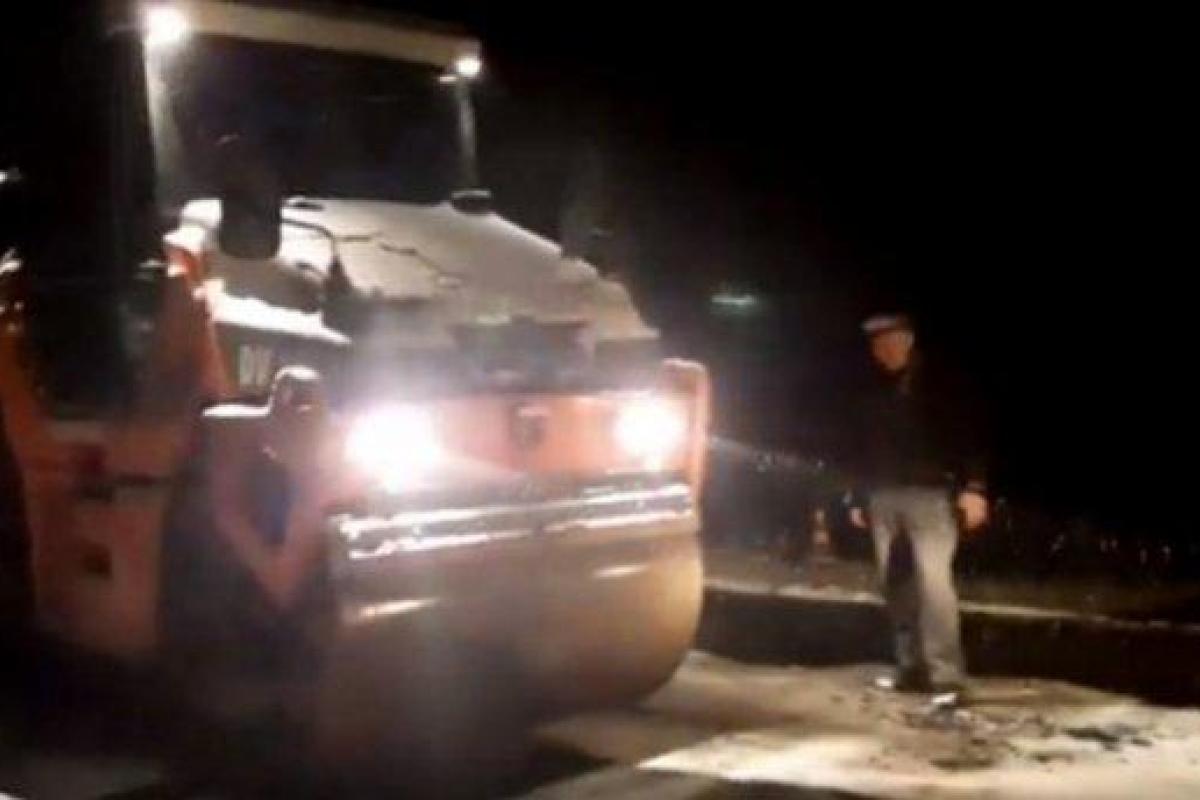 Украинцев поразил ремонт дороги по-закарпатски Украинцев поразил ремонт дороги по-закарпатски