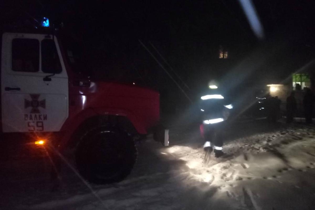 В результате пожара в Харьковской области были эвакуированы 50 человек В результате пожара в Харьковской области были эвакуированы 50 человек