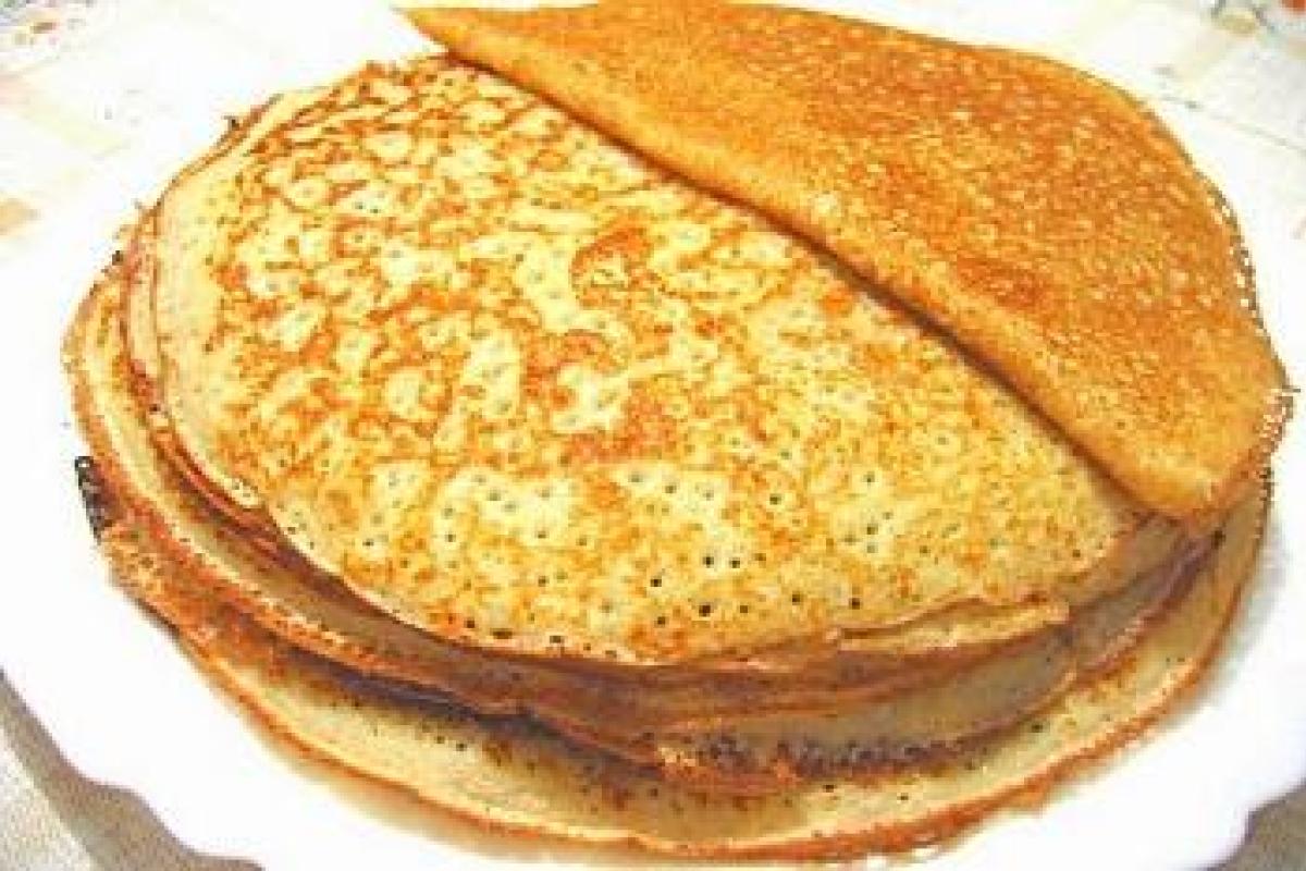 Простой рецепт вкусных блинов на молоке Простой рецепт вкусных блинов на молоке
