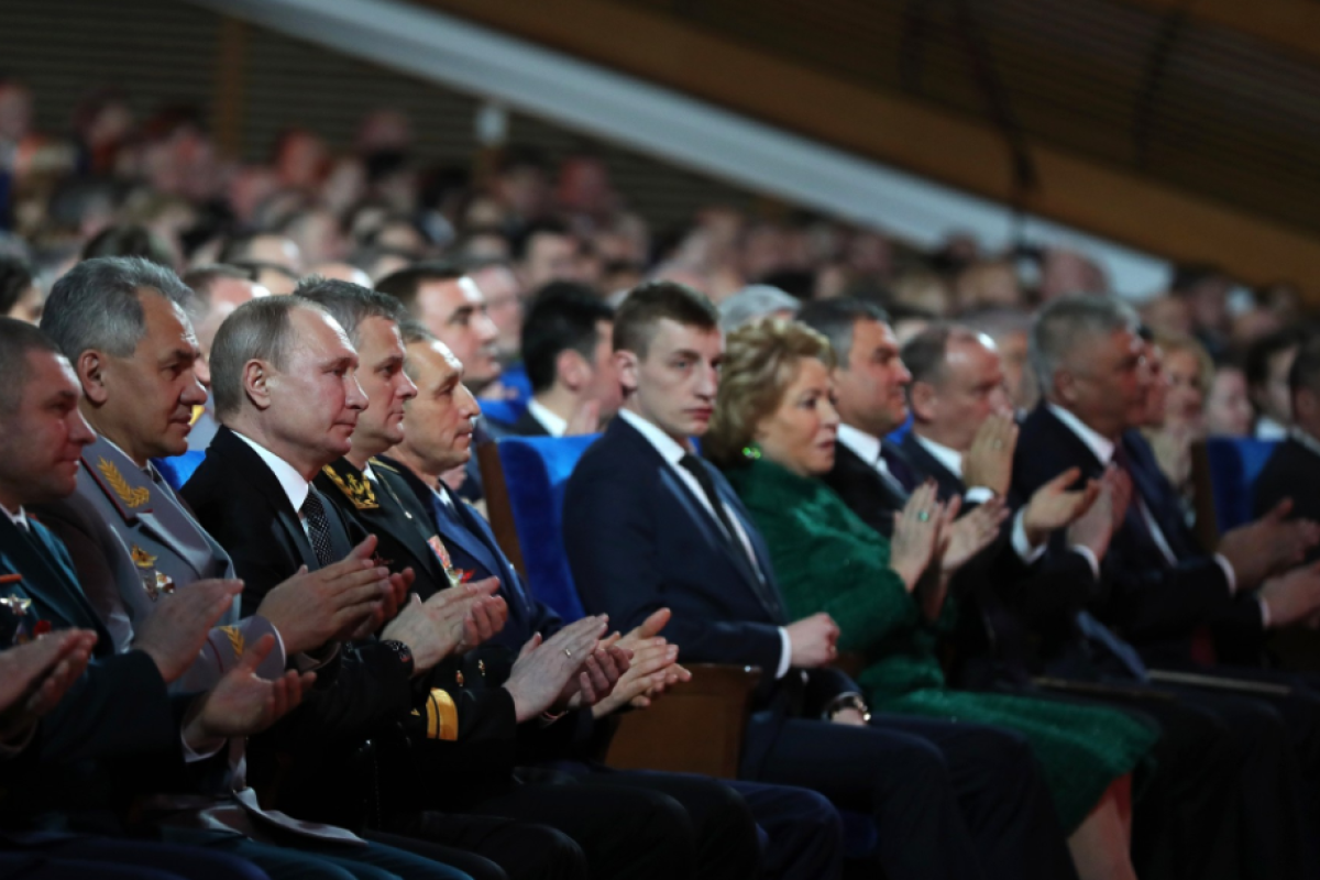 Больной Путин появился на публике Больной Путин появился на публике
