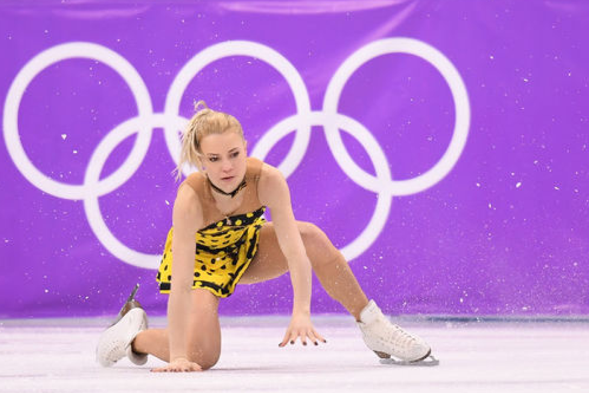 Олимпиада-2018: российская фигуристка "сверкнула" пятой точкой и осталась без медали