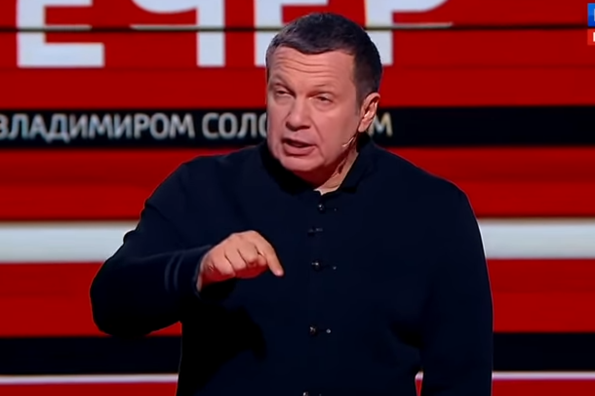 Путинский пропагандист Соловьев заявил, что Украина должна выйти из ООН Путинский пропагандист Соловьев заявил, что Украина должна выйти из ООН