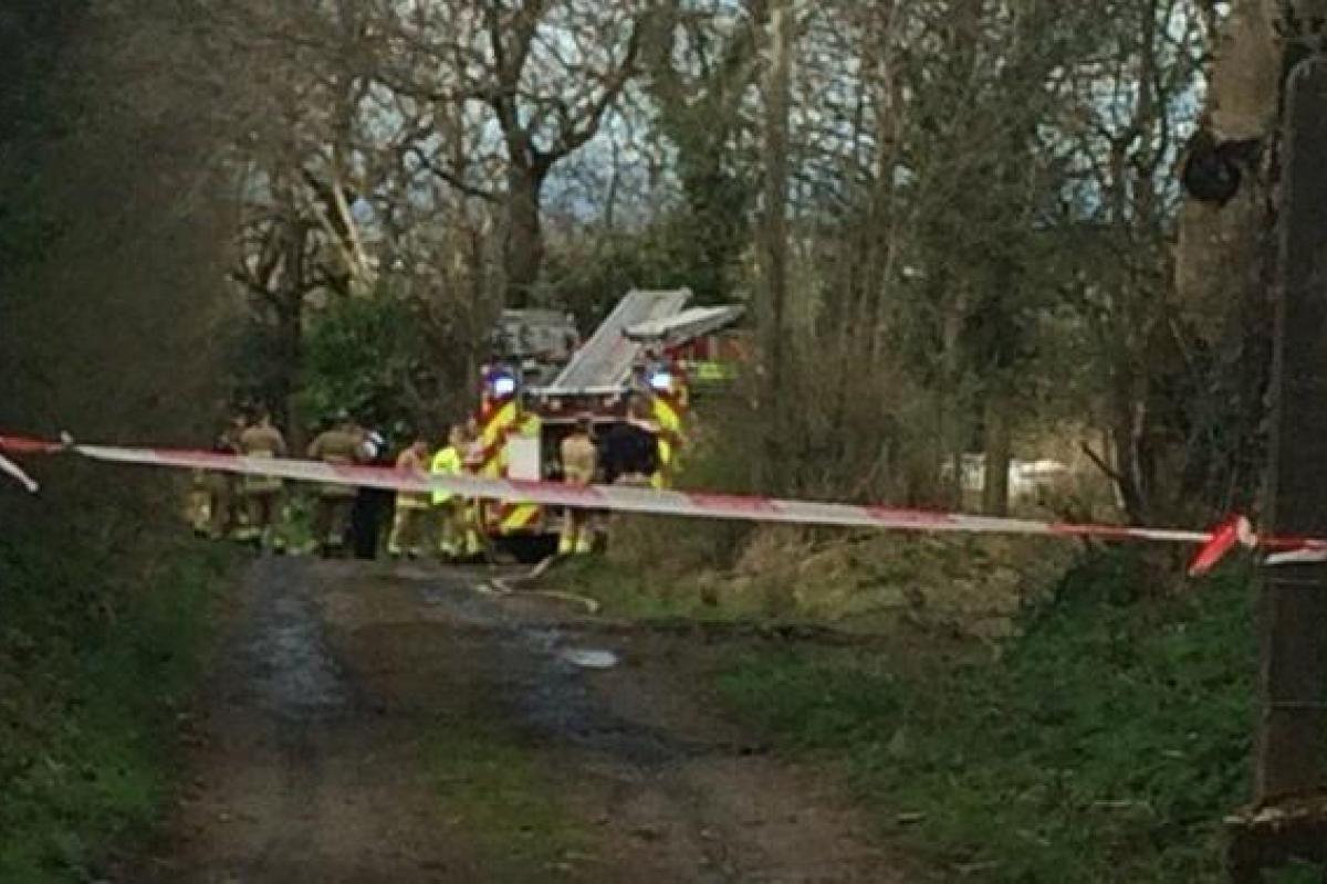 Самолет разбился в Северной Ирландии, есть погибшие