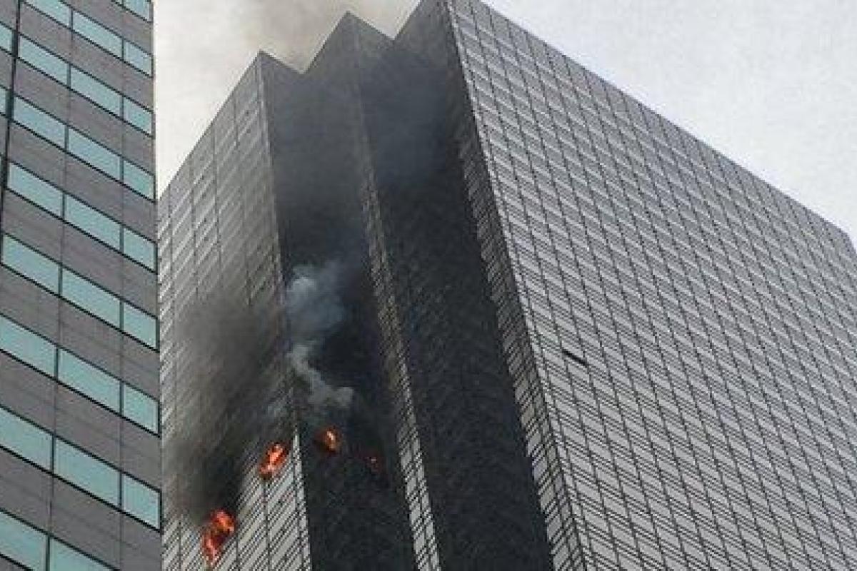 Пожар в Trump Tower: есть погибшие