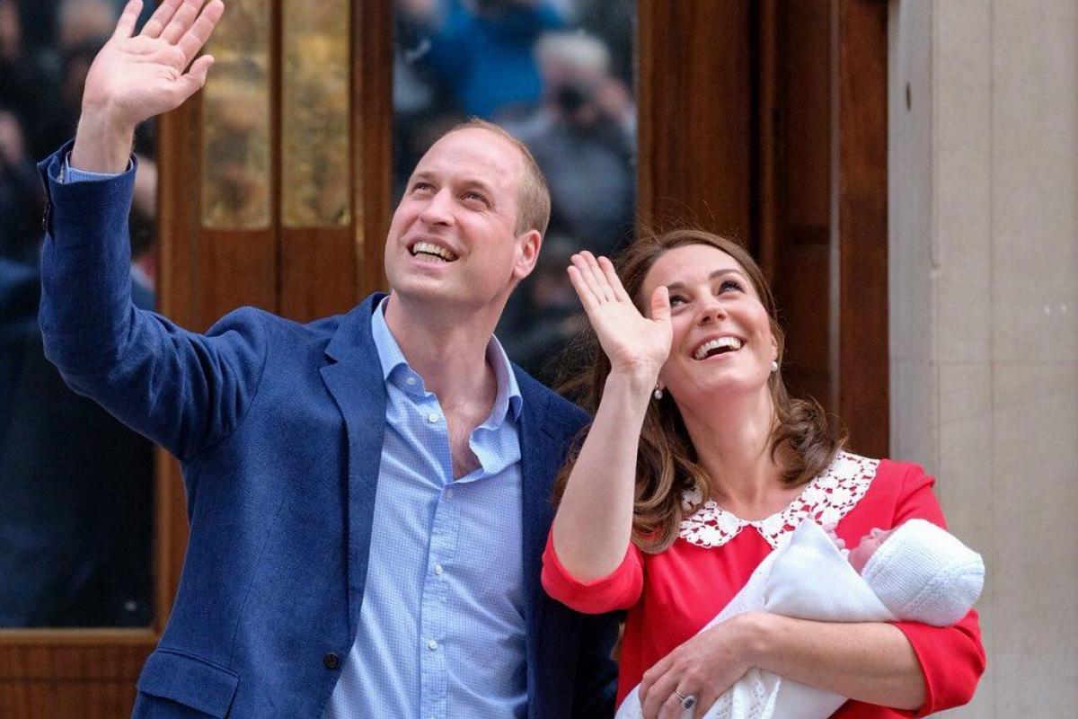 Появились первые кадры с новорожденным третьим ребенком Кейт Миддлтон