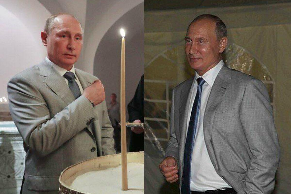 "В Крыму засветились два разных Путина": На фото президента РФ снова нашли странности "В Крыму засветились два разных Путина": На фото президента РФ снова нашли странности