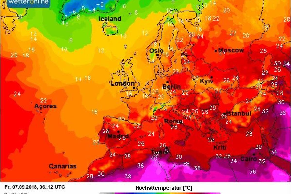 Жара отступает: озвучен прогноз погоды в Украине на ближайшие дни Жара отступает: озвучен прогноз погоды в Украине на ближайшие дни
