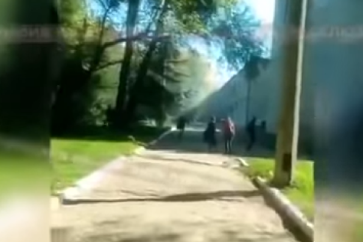 Теракт в Керчи: обнародовано видео, снятое в момент стрельбы
