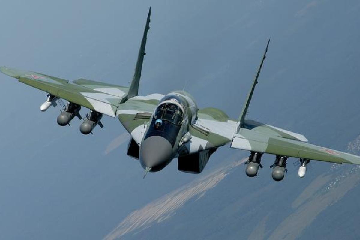Под Москвой упал истребитель МиГ-29