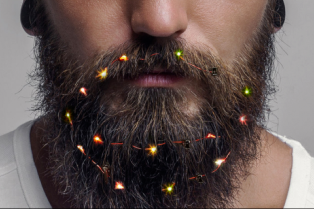 В Британии начали продавать гирлянды для бороды