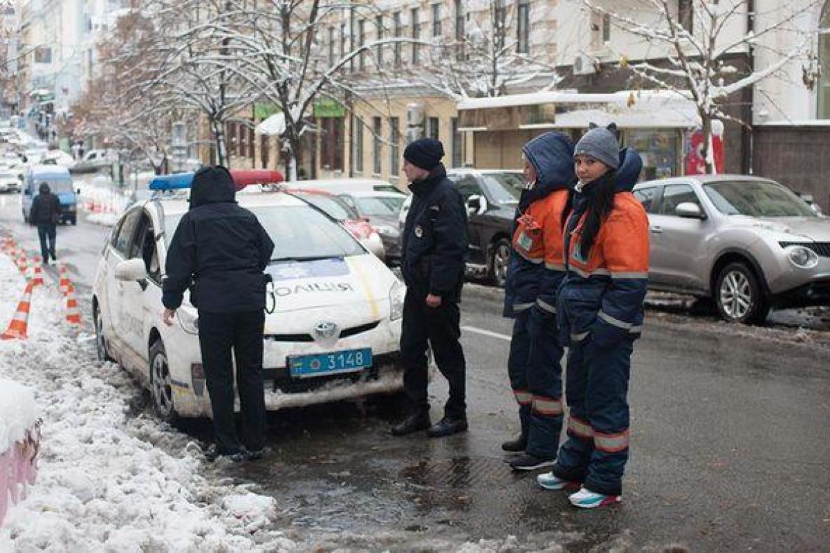 Первый снег в Киеве: количество ДТП резко возросло Первый снег в Киеве: количество ДТП резко возросло