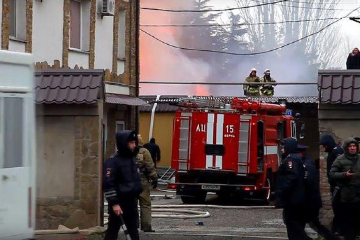 В Керчи произошел масштабный пожар В Керчи произошел масштабный пожар
