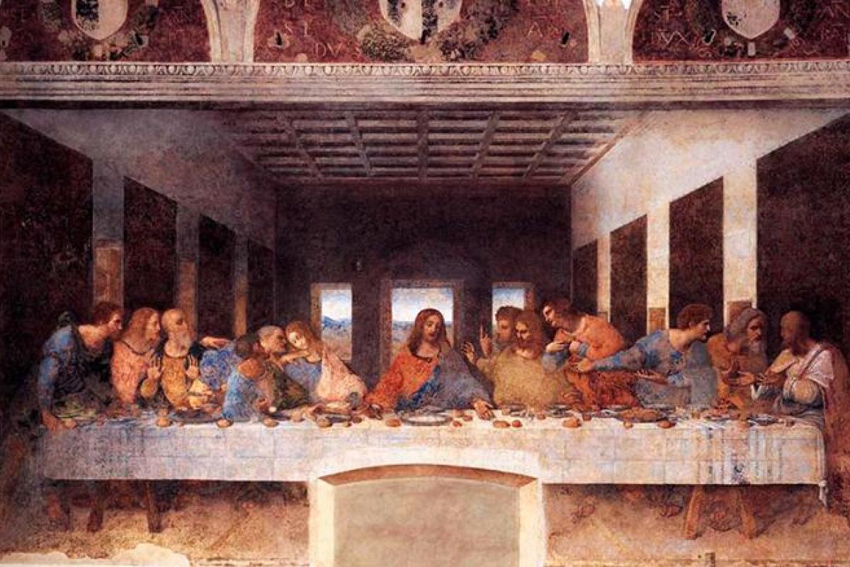 Леонардо да Винчи в картине "Тайная вечеря" предсказал конец света