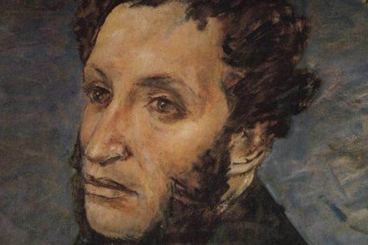 В России под верхним слоем картины "Колхозницы" нашли неизвестный портрет Пушкина кисти Петрова-Водкина