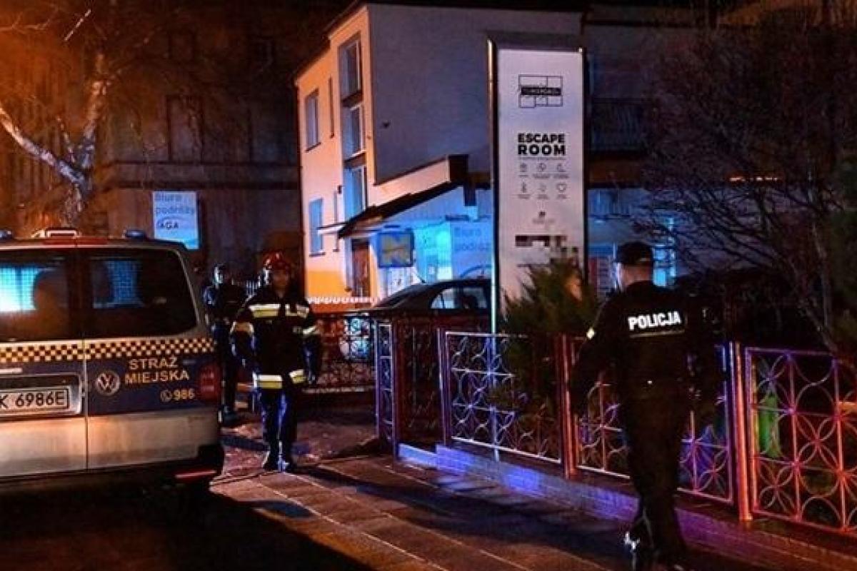 В Польше 5 девочек-подростков погибли во время пожара в квест-комнате