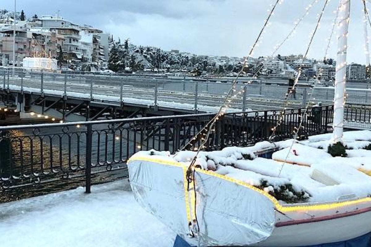 В Греции выпал первый снег: опубликованы фото