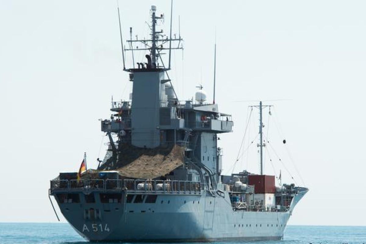 Немецкий военный корабль зайдет в Черное море