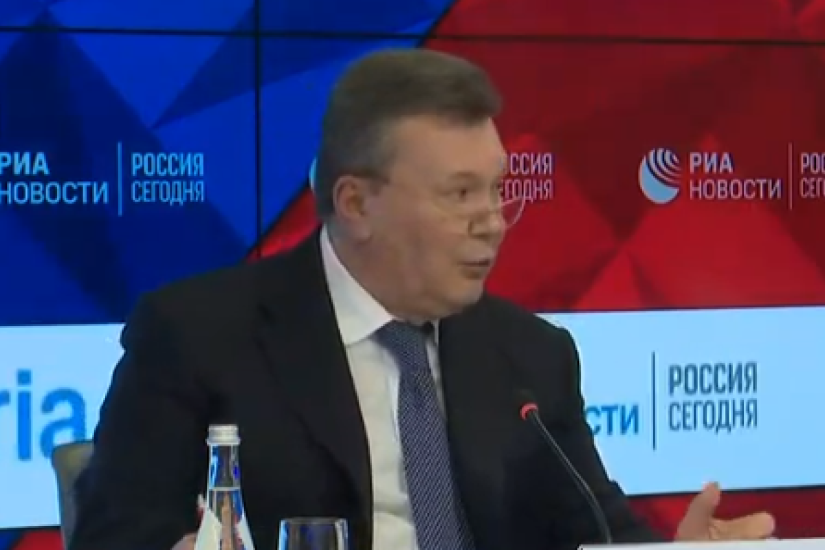 Янукович проводит пресс-конференцию: трансляция