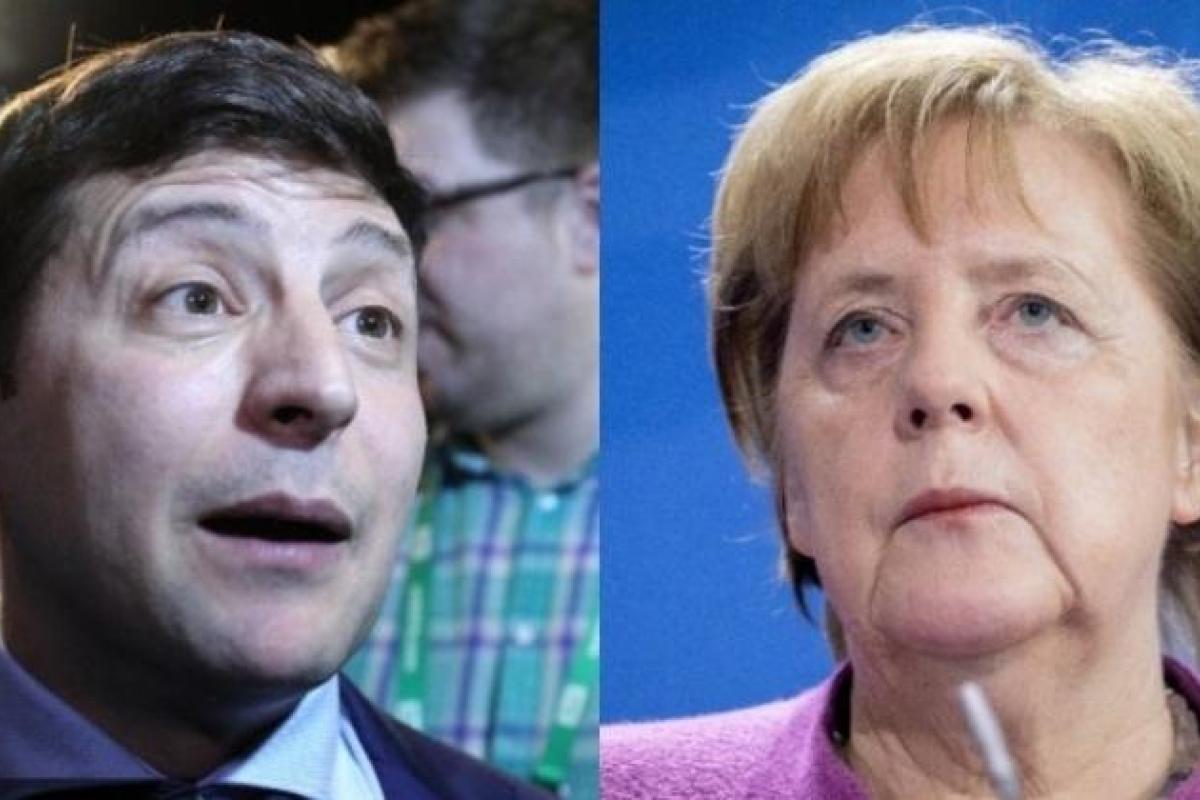 Ангела Меркель пообщалась с Зеленским по телефону и пригласила посетить Германию