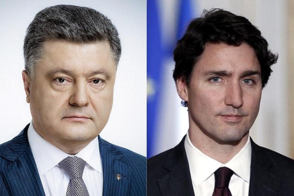 Порошенко провел телефонный разговор с премьер-министром Канады Порошенко провел телефонный разговор с премьер-министром Канады