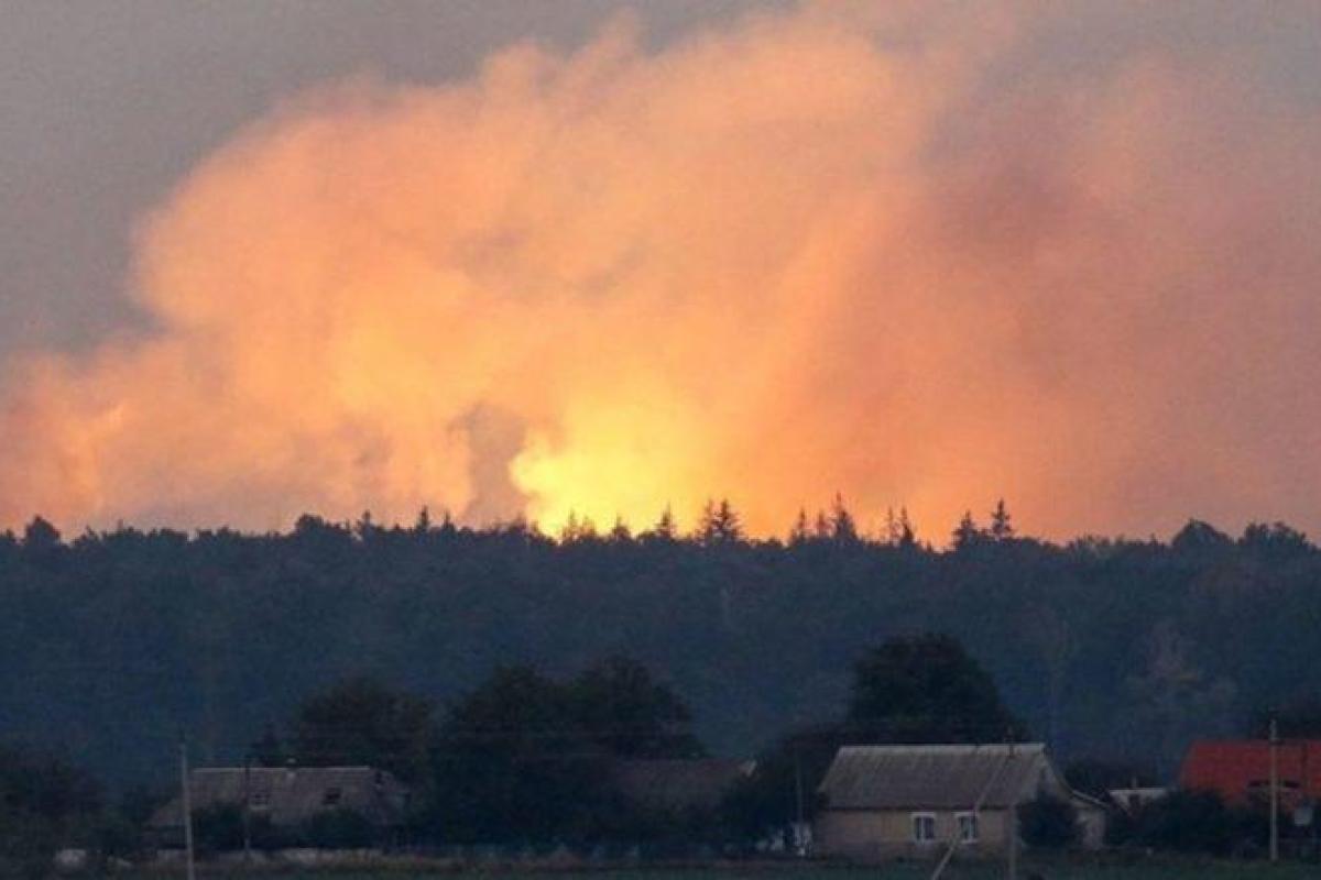 В России горит полигон по утилизации боеприпасов