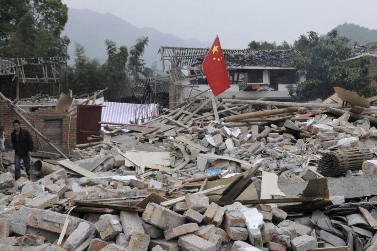 В Китае произошло мощное землетрясение В Китае произошло мощное землетрясение