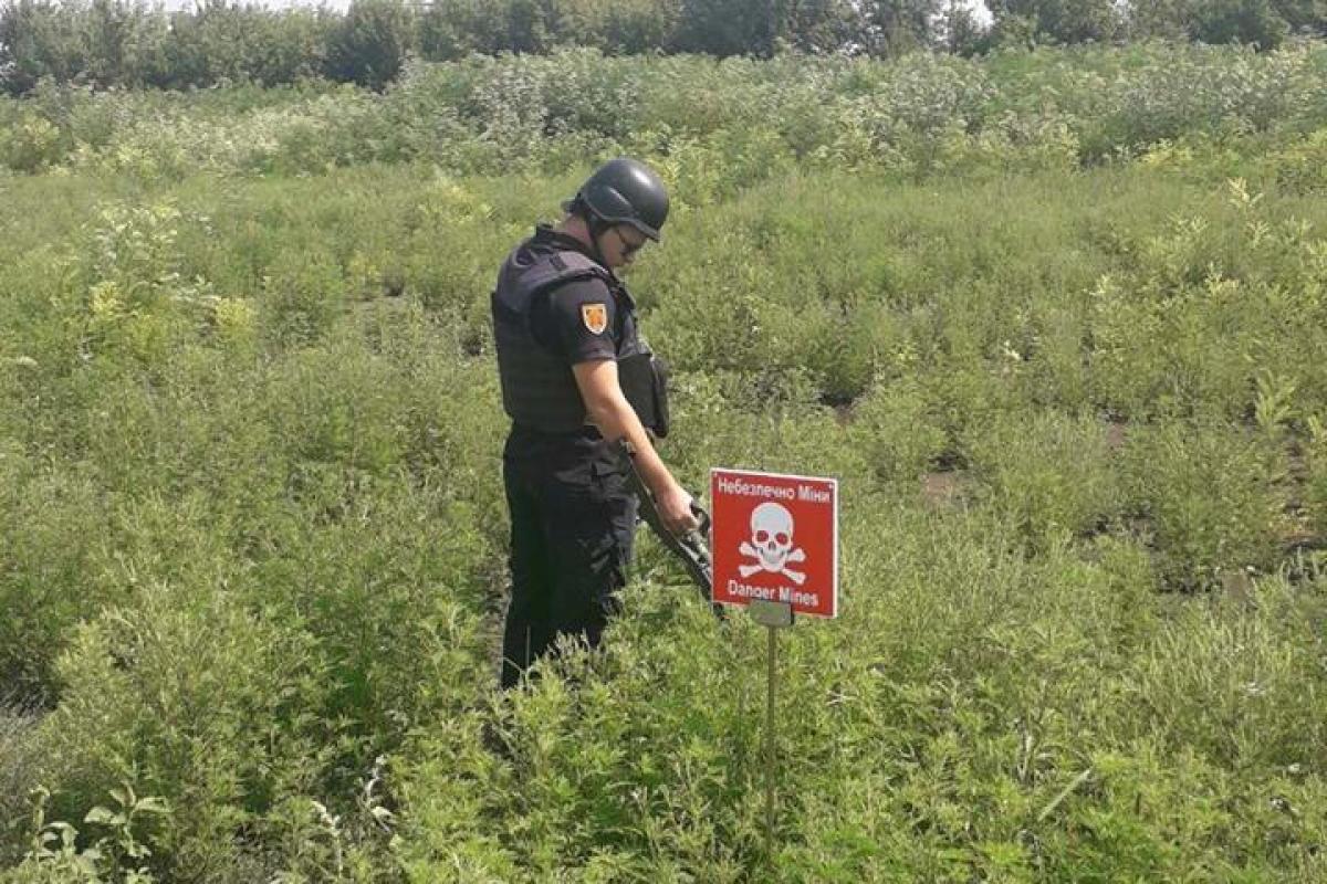 На территории КПВВ "Майорское" нашли уже 12 боеприпасов На территории КПВВ "Майорское" нашли уже 12 боеприпасов