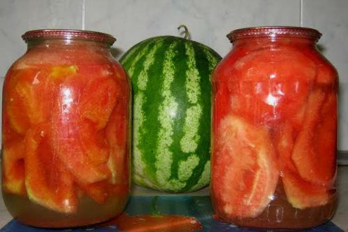 Засолка арбузов на зиму. Рецепт цукатов