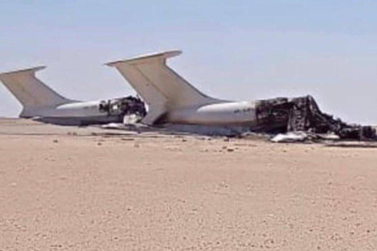 В Ливии на авиабазе Аль-Джафра уничтожены украинские самолеты Ил-76 - СМИ