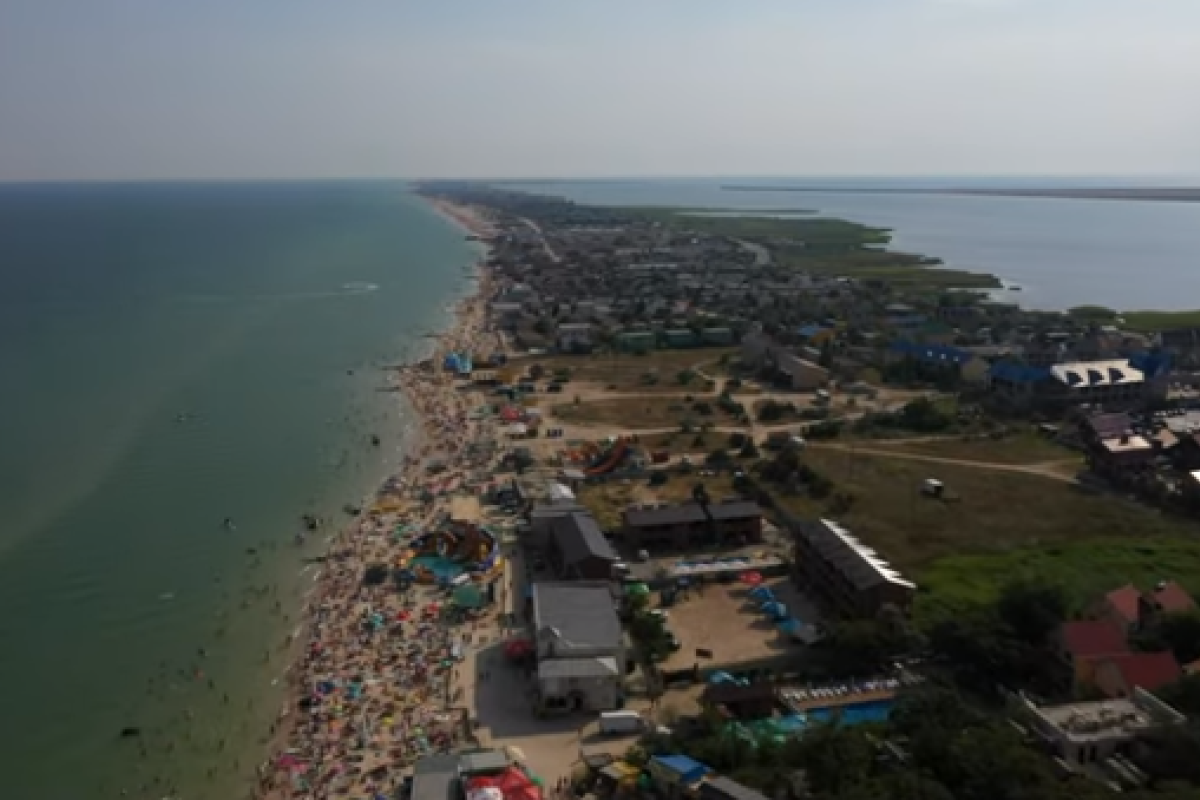 Курортную Кирилловку показали с высоты птичьего полета