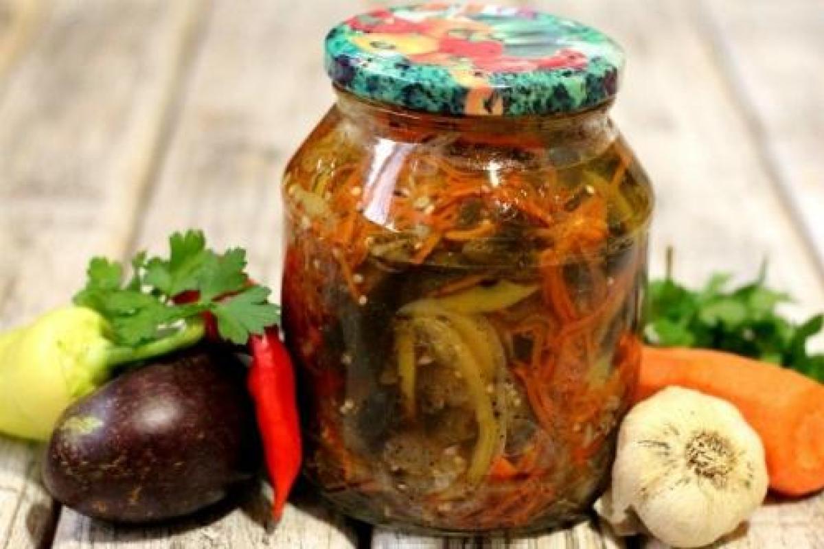 Баклажаны по-корейски на зиму Баклажаны по-корейски на зиму