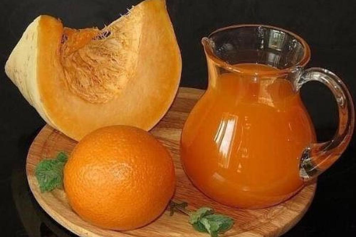 Тыквенный сок с апельсином