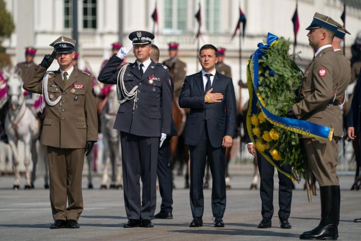 Зеленский в Варшаве принял участие в мероприятиях по случаю 80-летия начала Второй мировой войны Зеленский в Варшаве принял участие в мероприятиях по случаю 80-летия начала Второй мировой войны
