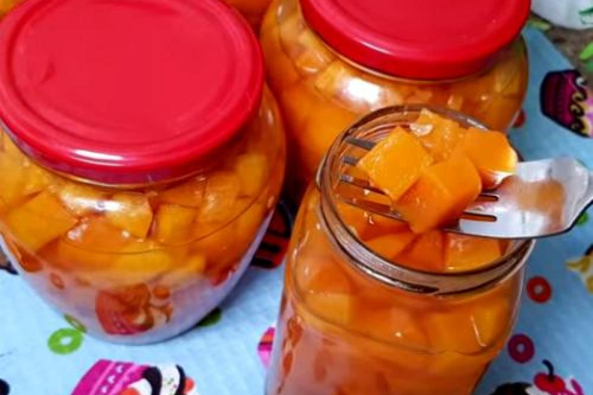 Манго из тыквы на зиму Манго из тыквы на зиму