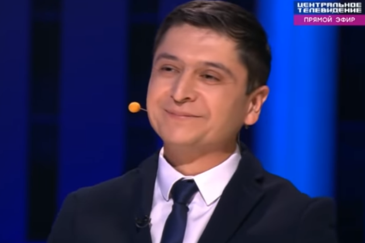 Двойник Зеленского пришел на российское ТВ и задал вопрос президенту Украины Двойник Зеленского пришел на российское ТВ и задал вопрос президенту Украины
