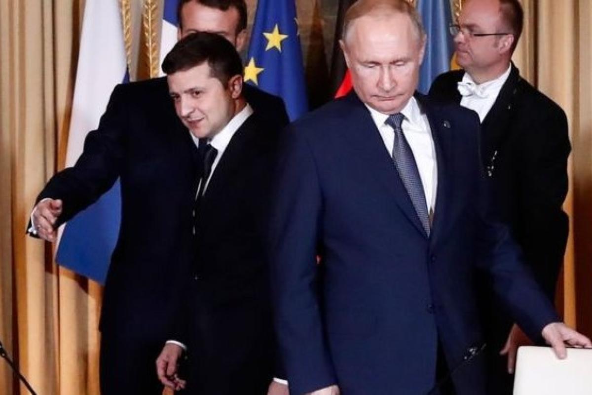 Переговоры Зеленского и Путина завершились