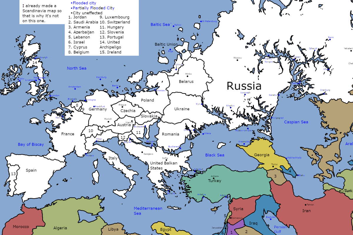Четверть Украины уйдет под воду: что будет, если мировой океан поднимется на 100 метров Четверть Украины уйдет под воду: что будет, если мировой океан поднимется на 100 метров