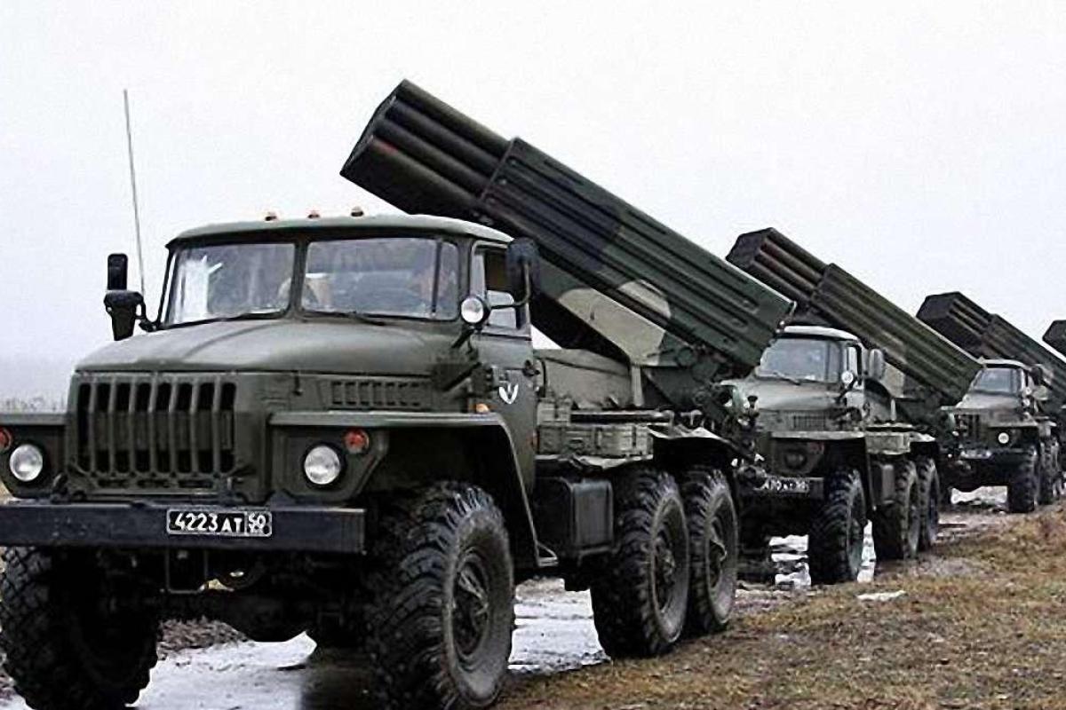 На оккупированной части Луганщины боевики разместили РСЗО "Град" На оккупированной части Луганщины боевики разместили РСЗО "Град"