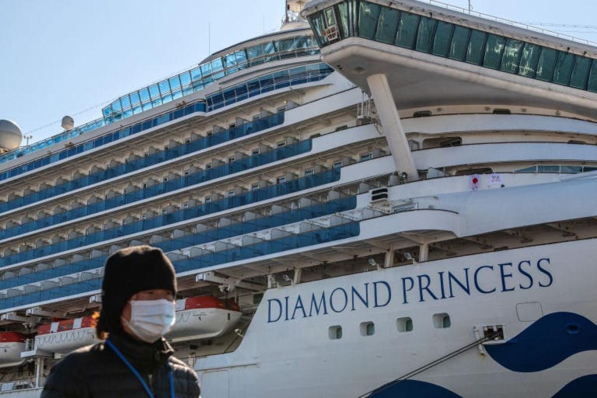 Количество заболевших коронавирусом на лайнере Diamond Princess растет Количество заболевших коронавирусом на лайнере Diamond Princess растет