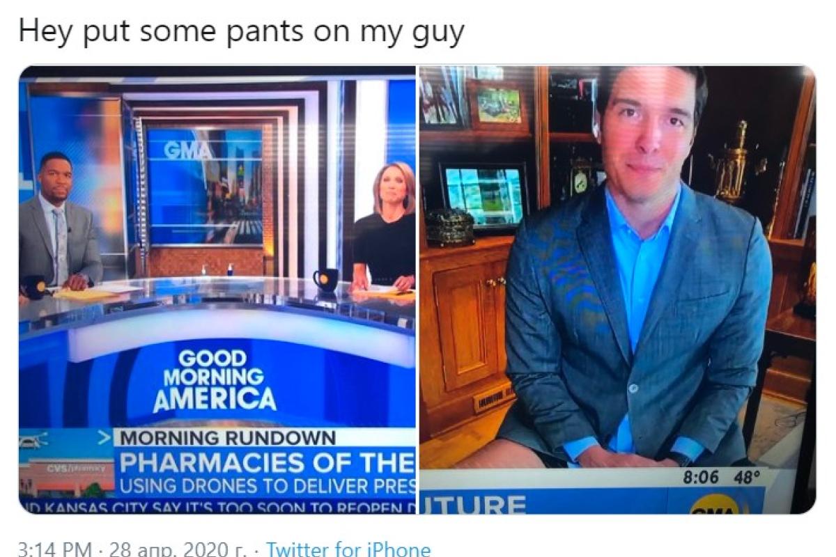 Появился без штанов: американский ведущий произвел настоящий фурор в сети Появился без штанов: американский ведущий произвел настоящий фурор в сети