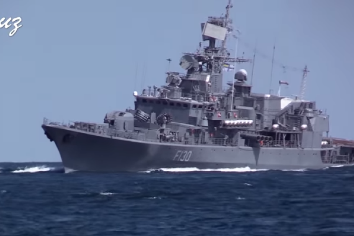 Фрегат "Гетьман Сагайдачный" во время стрельб обнаружил российские корабли