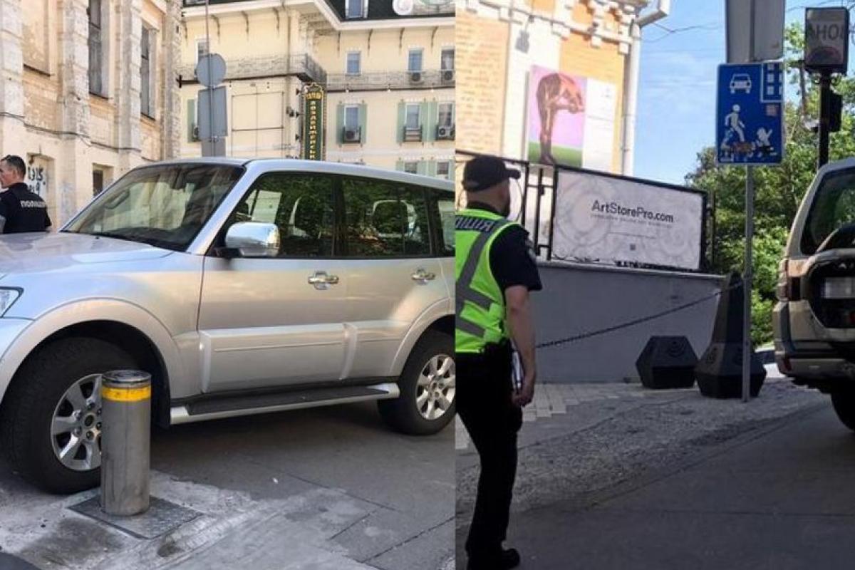 В Киеве пьяный мужчина угнал авто посла и попал в ДТП