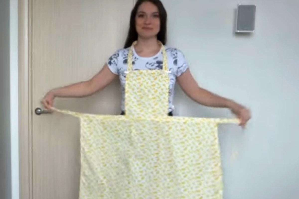 Как сшить фартук для кухни самостоятельно Как сшить фартук для кухни самостоятельно