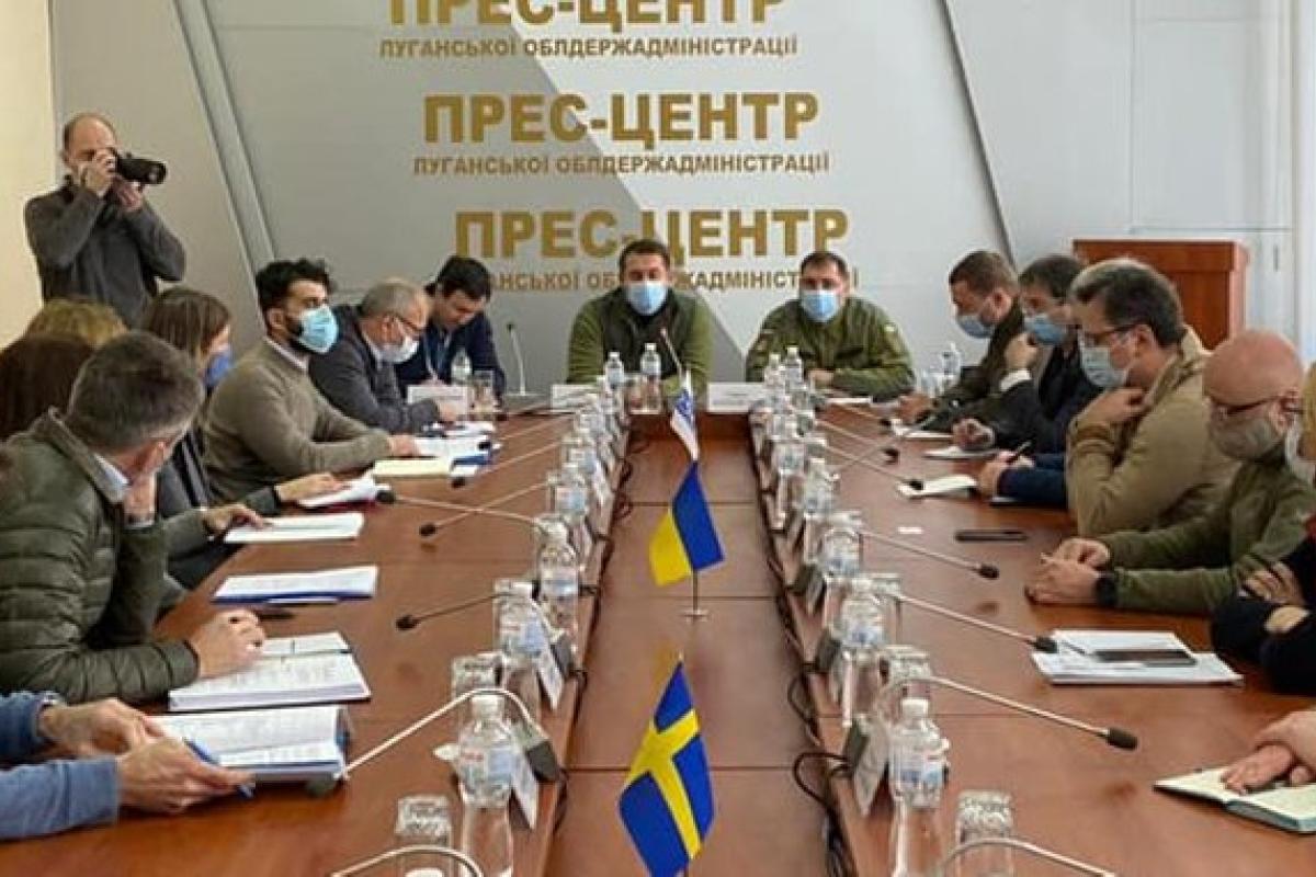 Голова ОБСЄ разом з делегацією прибула на Луганщину Голова ОБСЄ разом з делегацією прибула на Луганщину